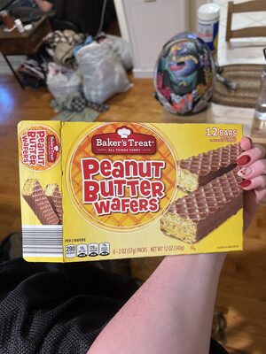 Peanut butter wafers, peanut butter