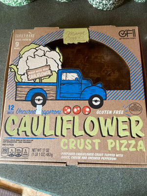 Cauliflower crust pizza