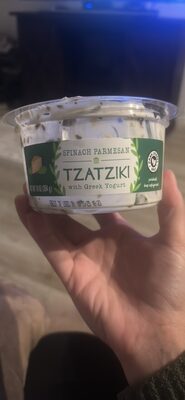 Spinach Parmesan Tzatziki with Greek Yogurt