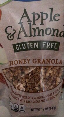 Apple and almond gluten-free honey granola