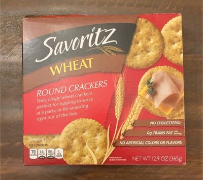 Round Wheat Crackers