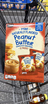 Peanut butter sandwich crackers