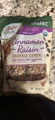 Cinnamon Raisin Granola Cereal