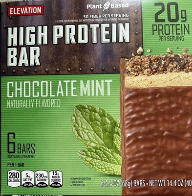 Elevation Chocolate Mint Bars