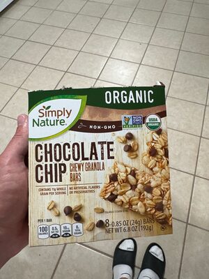 Chocolate Chip Chewy Granola Bars
