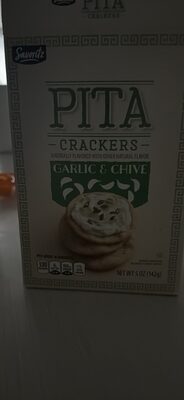 Pita Crackers Garlic & Chive