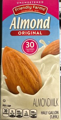 Almondmilk Unsweetened Almond Original