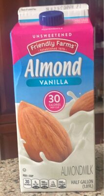 Unsweetened Almond Milk Vanilla