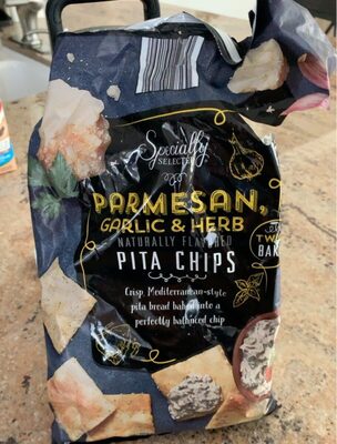 Parmesan garlic & herb pita chips