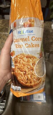 Caramel Corn Rice Cakes