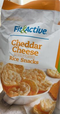 Cheddar cheese naturally flavored rice snacks