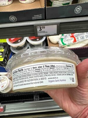 Organic Garlic Hummus