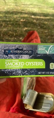 Fancy Whole Smoked Oysters in Cottonseed Oil