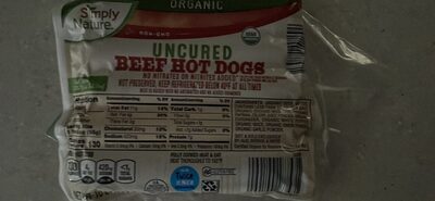 Uncured Beef Hot Dogs