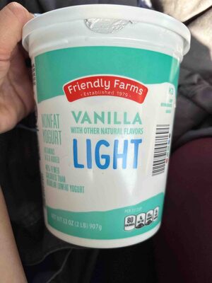 Vanilla Light Nonfat Yogurt