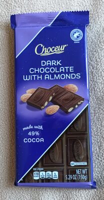 Chocear Dark Chocolate with Almonds
