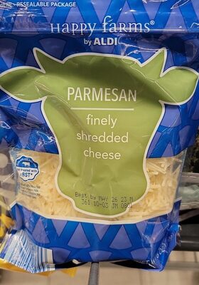 Finely shredded Parmesan cheese