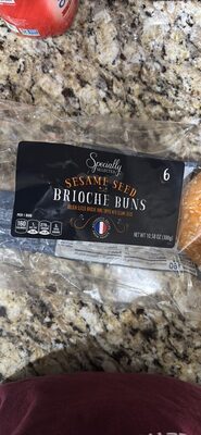 SESAME SEED BRIOCHE BUNS