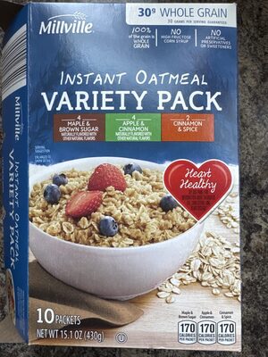 Instant oatmeal