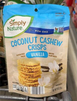 Coconut cashew crisps