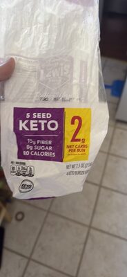 5 Seed Keto Burger Bun