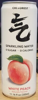 White Peach Sparkling Water