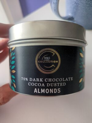 70% Dark Chocolate Cocoa Dusted Almonds
