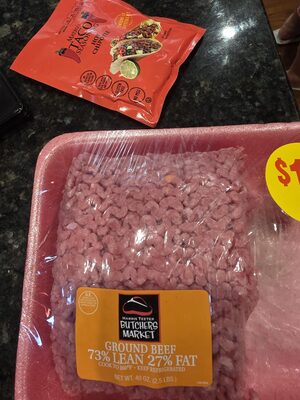 73% Lean 27% Fat Ground Beef