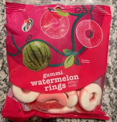 7s gummi watermelon rings 7 oz