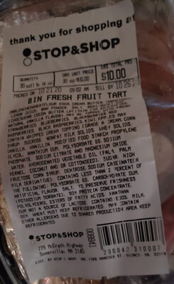 8 IN FRESH FRUIT TART