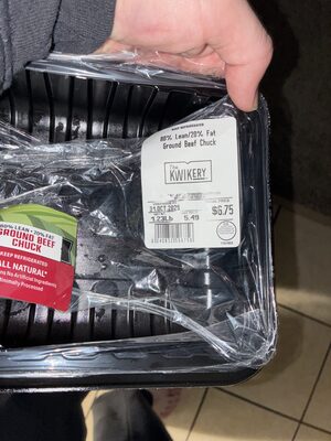 80% Lean/20% Fat Ground Beef Chuck