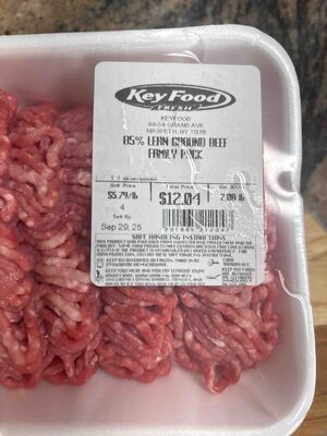 85% Lean Ground Beef Family Pack