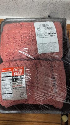 88% Lean 12% Fat Ground Beef