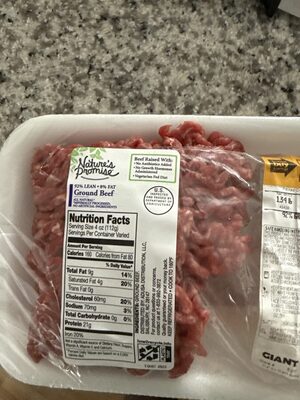 92/3 Ground beef