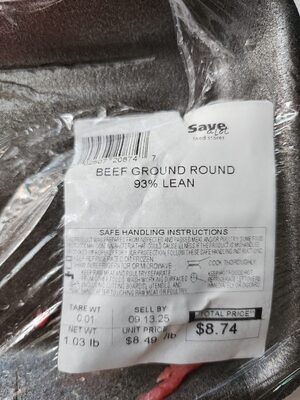 93% LEAN GROUND BEEF