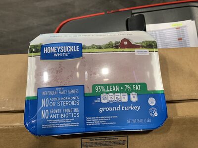 93% lean ground turkey