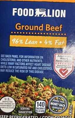 96/4 ground beef