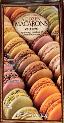 A dozen macarons varies