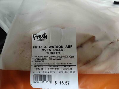 ABF Oven Roasted Turkey