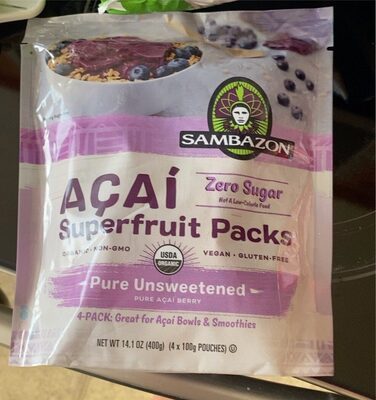 acai unsweetened superfruit packs