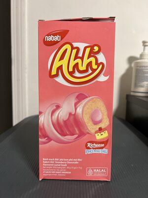 Ahh’ Strawberry Cheesecake Flavoured Coated Snack