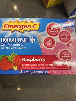 Alacer emer'gen-c immune + raspberry