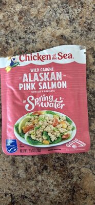 Alaskan Pink Salmon in Spring Water