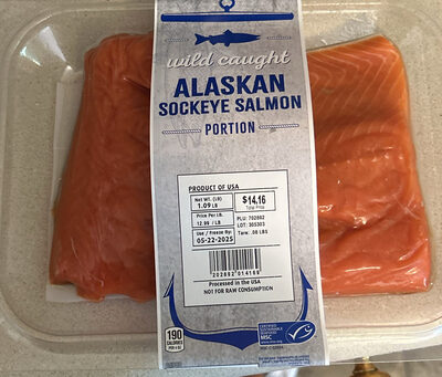 Alaskan Sockeye Salmon Portion