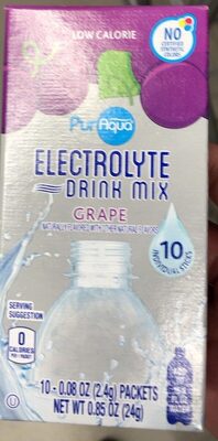 Aldi PurAqua Electrolyte Drink Mix