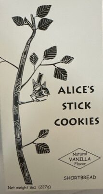 Alice’s Stick Cookies Natural Vanilla