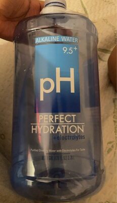 Alkaline water pH