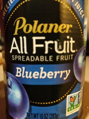 All Fruit Blueberry Spread