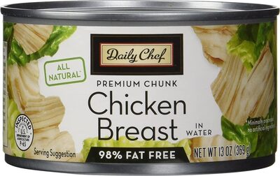All natural chicken breast in water