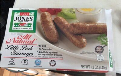All Natural Little Pork Sausage